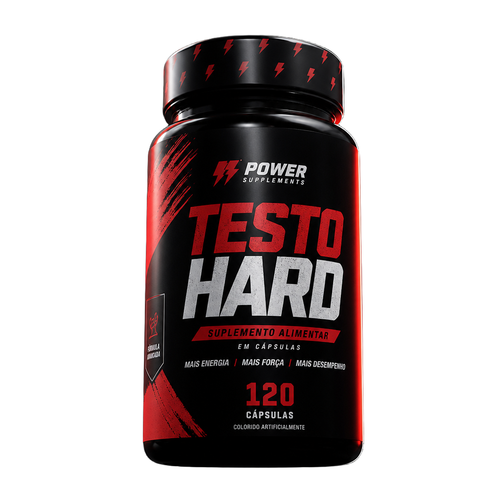 TESTO HARD - Pote com 120 cápsulas